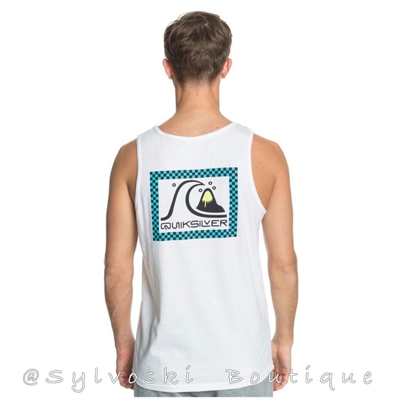 🔥 Quiksilver Men's Bobble Tank NWT - Picture 2 of 8